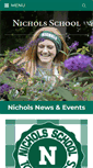 Mobile Screenshot of nicholsschool.org
